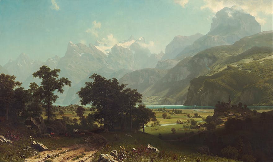 Lake Lucerne, Albert Bierstadt
