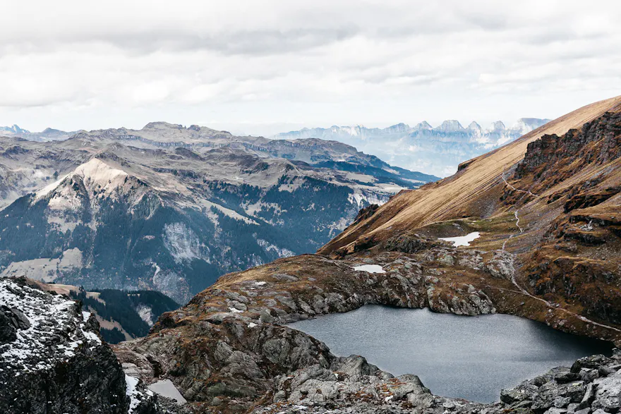Schottensee, 5 Lake Hike, Pizol, Switzerland