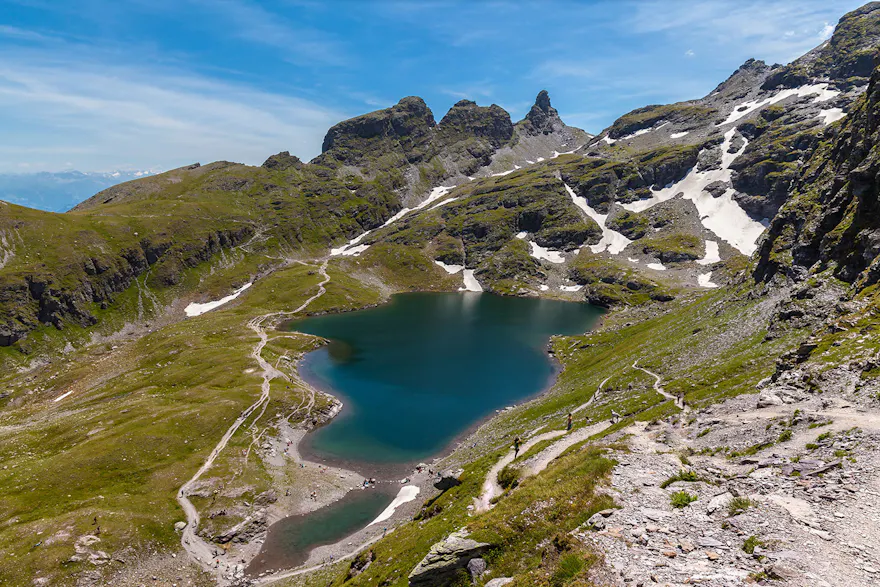Schwarzsee, 5 Lake Hike, Pizol, Switzerland