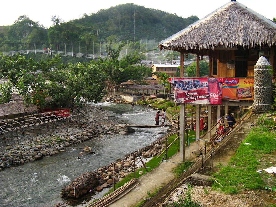 Bukit Lawang town
