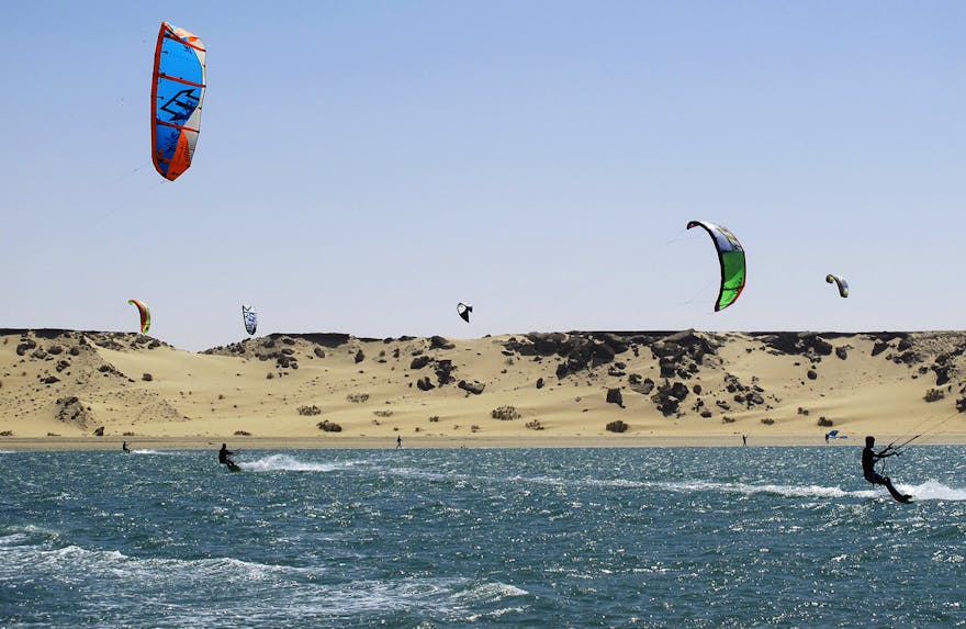 Main Spot on Dakhla Lagoon, Morocco
