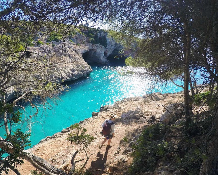 Cala Barques, a favourite Mallorcan deep-water solo spot