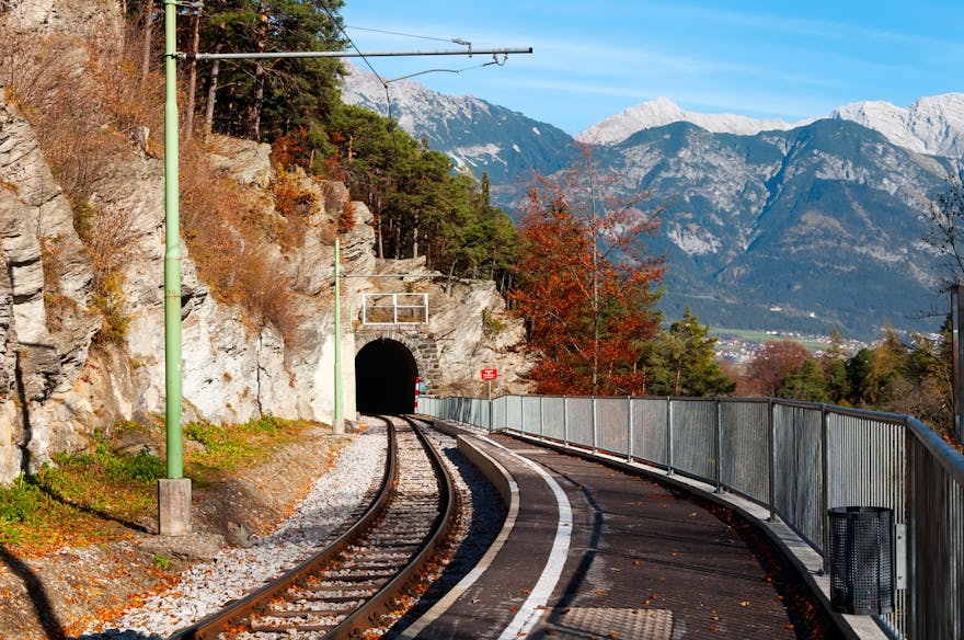 Railroad tunnel, Innsbruck, Austria