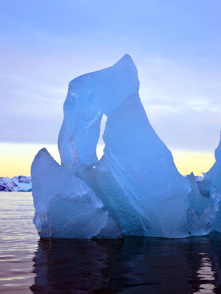 Greenland ice block