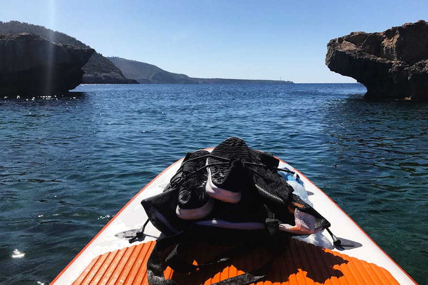 SUPing Ibiza north coast