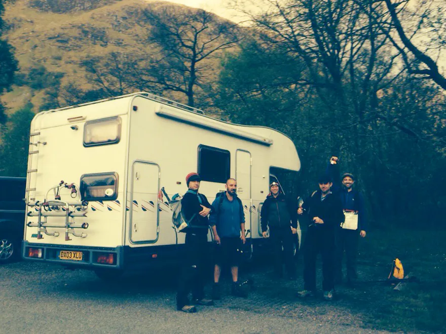 Millwall the motorhome, Three Peaks Challenge