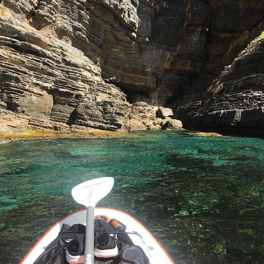 Tagomago Island, Ibiza - by SUP board