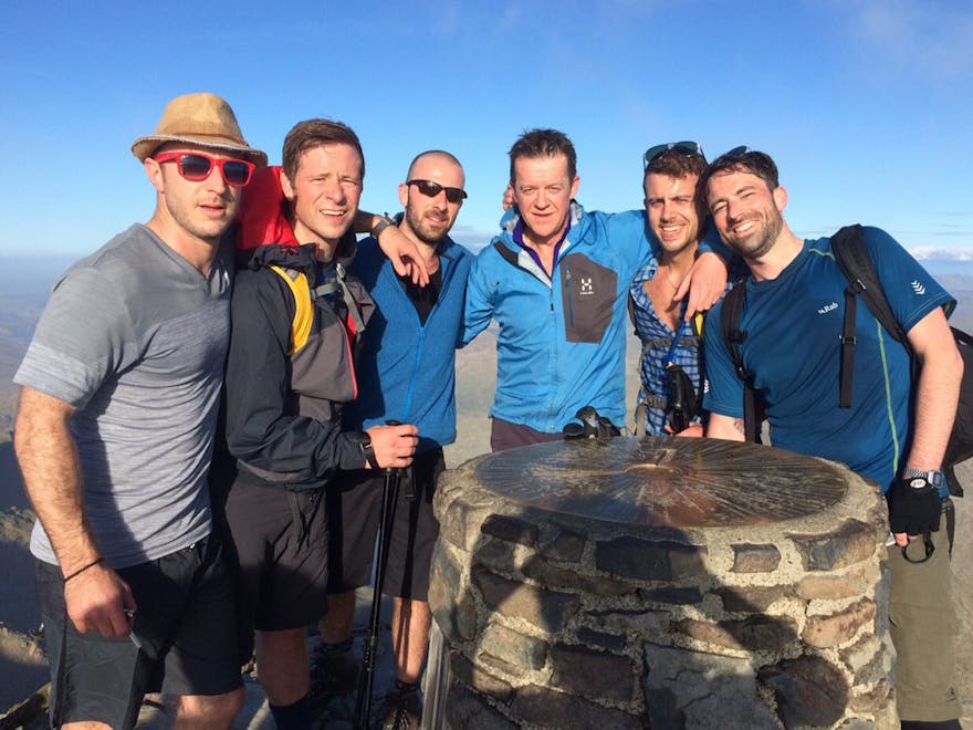 Snowdon summit, National Three Peaks Challenge