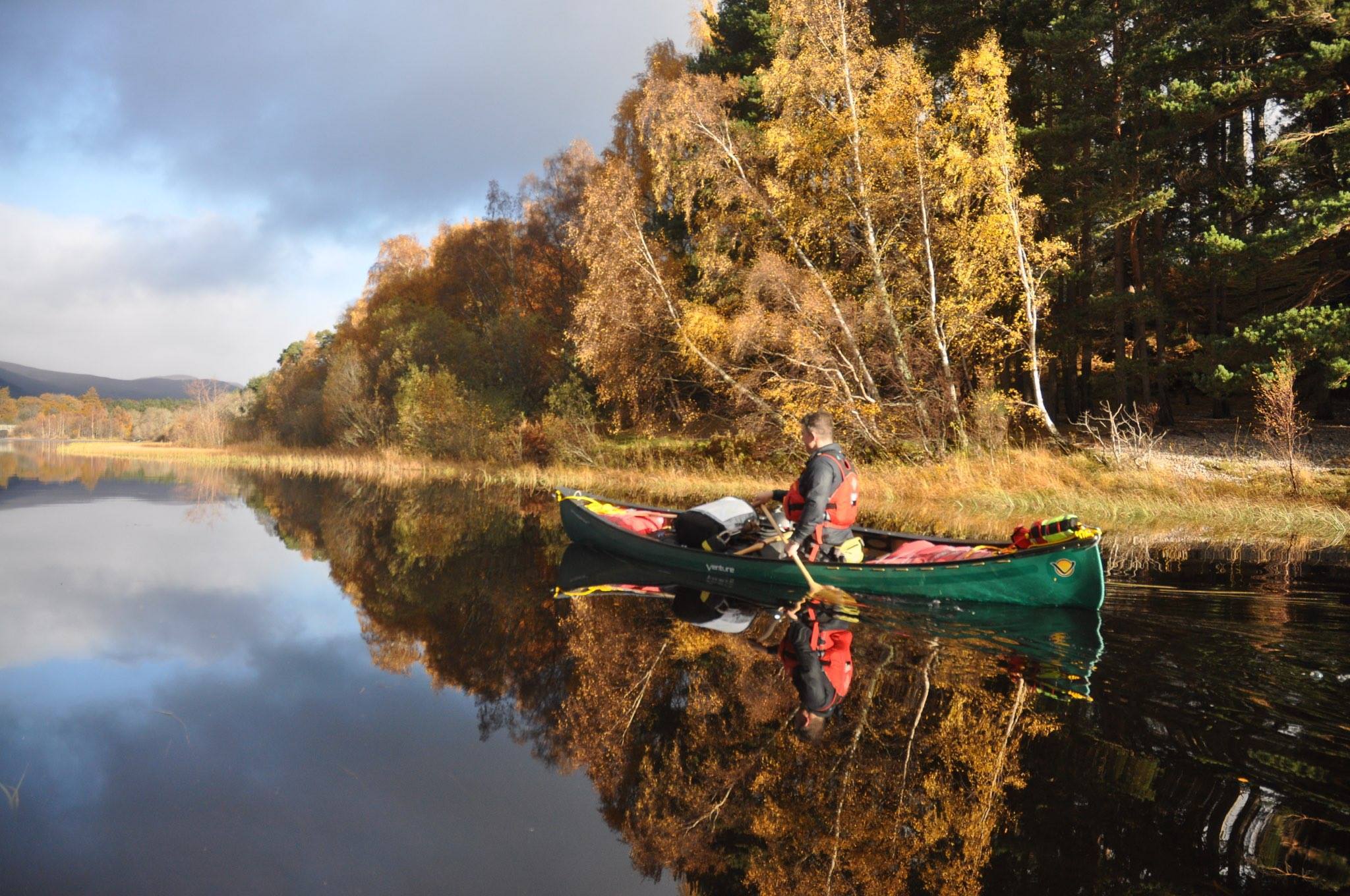 Canoeing the River Spey