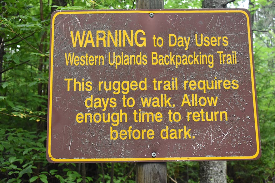 Western Uplands Backpacking Trail