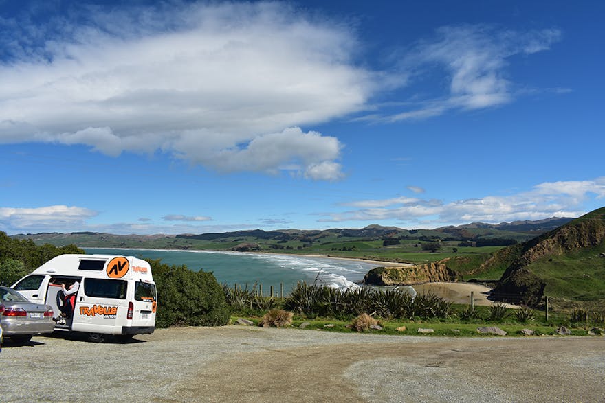 Campervan off the beaten track
