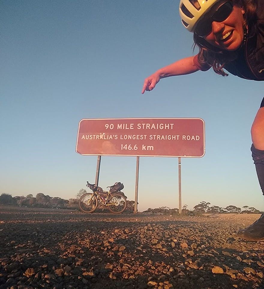 Australia's Longest Straight Road