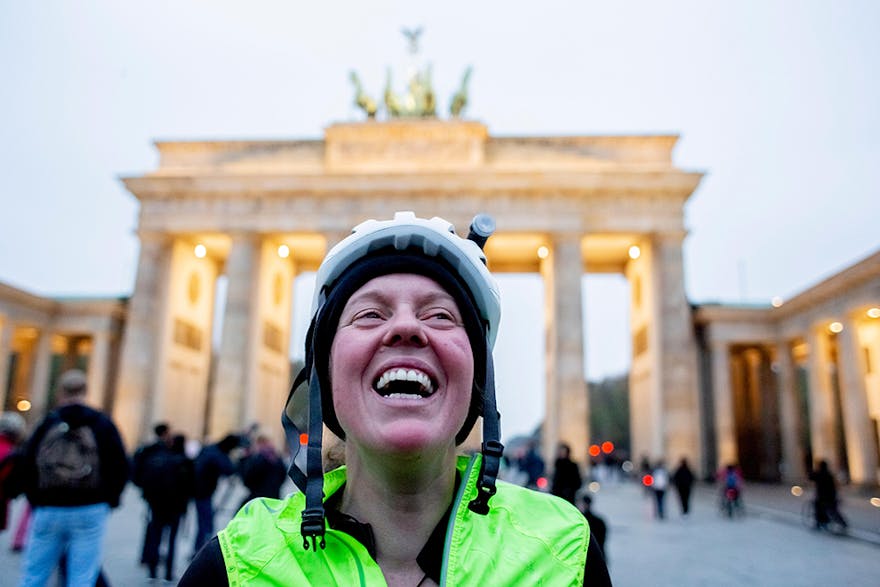 World cycling tour, Jenny Graham.